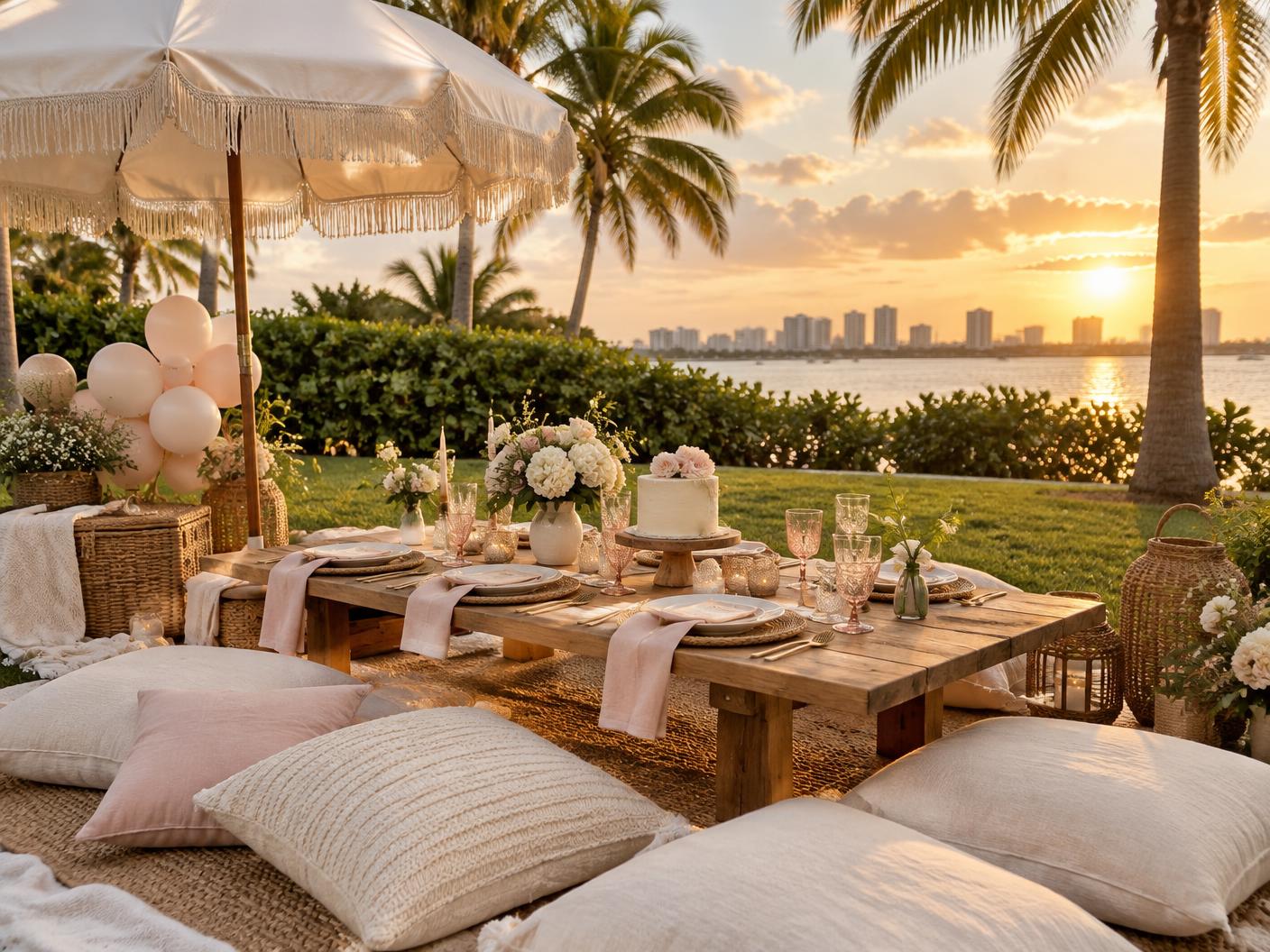 Experience inspiration for an intimate outdoor birthday picnic
